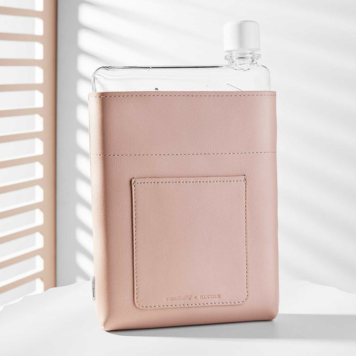 memobottle | sleeve A5 leather | nude - LC