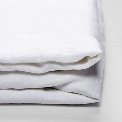 in bed | linen duvet cover | king | white - LC