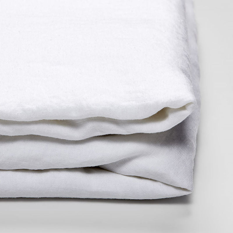 in bed | linen duvet cover | king | white - LC
