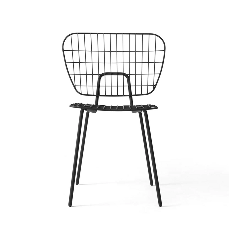 audo copenhagen (menu) | string dining chair | black - 3DC