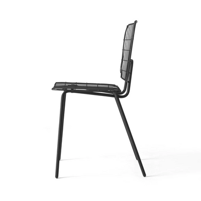 audo copenhagen (menu) | string dining chair | black - 3DC
