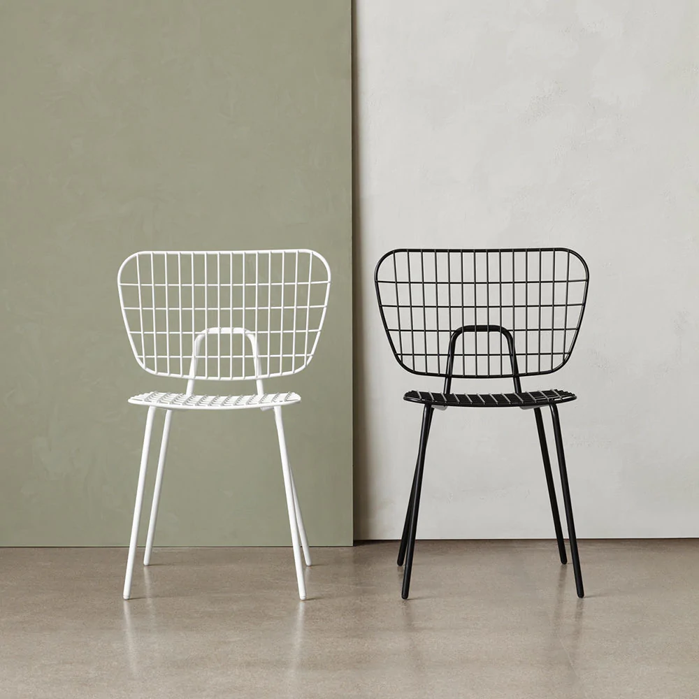 audo copenhagen (menu) | string dining chair | black  - EX DISPLAY