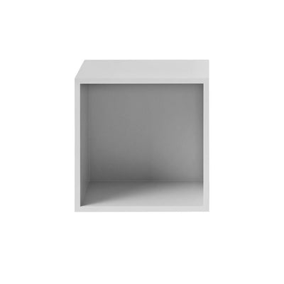 muuto | stacked storage | module with backboard | medium light grey