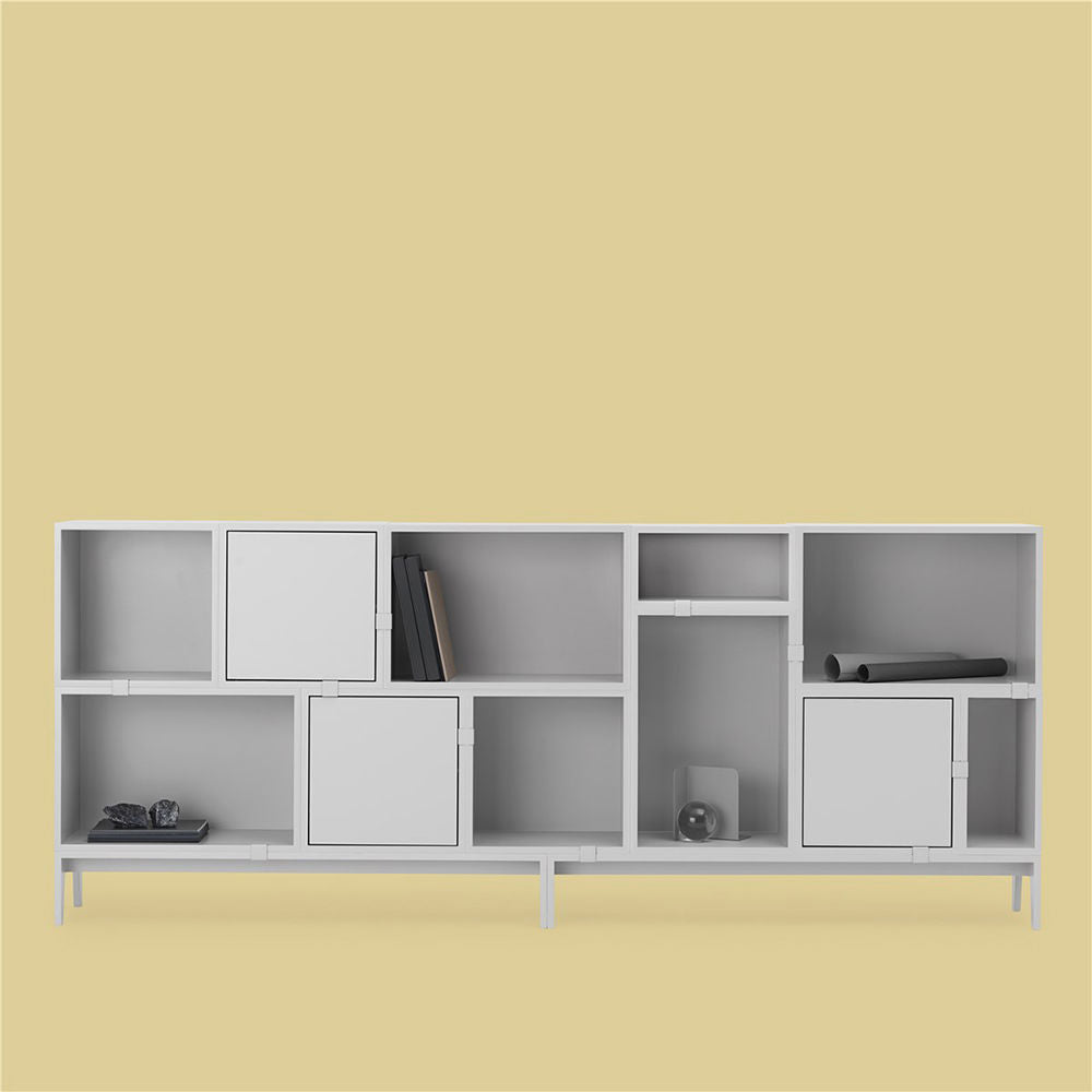 muuto | stacked storage system | podium | light grey - discontinued