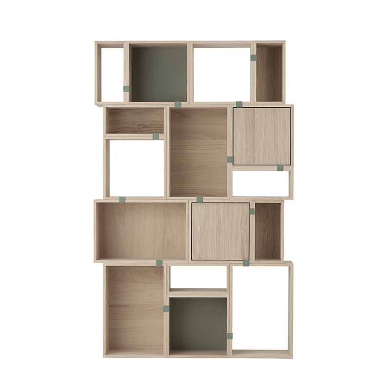 muuto | stacked storage | module with backboard | small oak