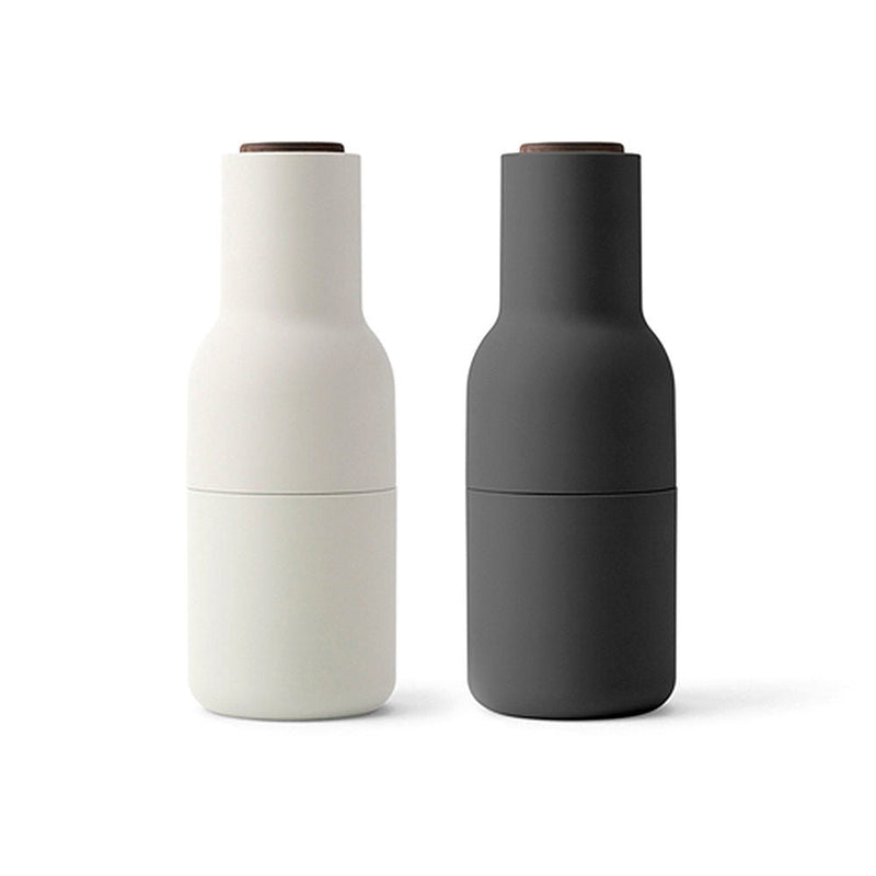audo copenhagen (menu) | bottle grinder set | ash carbon + walnut lid