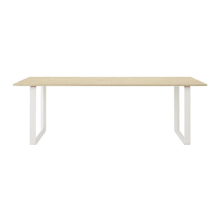 muuto | 70/70 table | oak veneer + white base 225x90cm