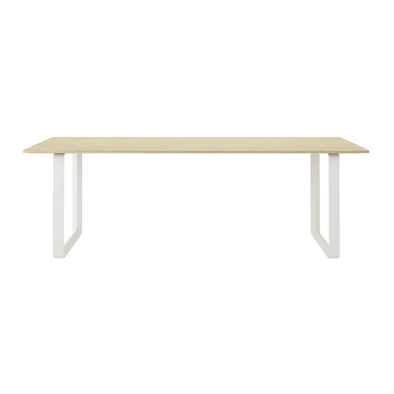 muuto | 70/70 table | oak + white leg | 225cm