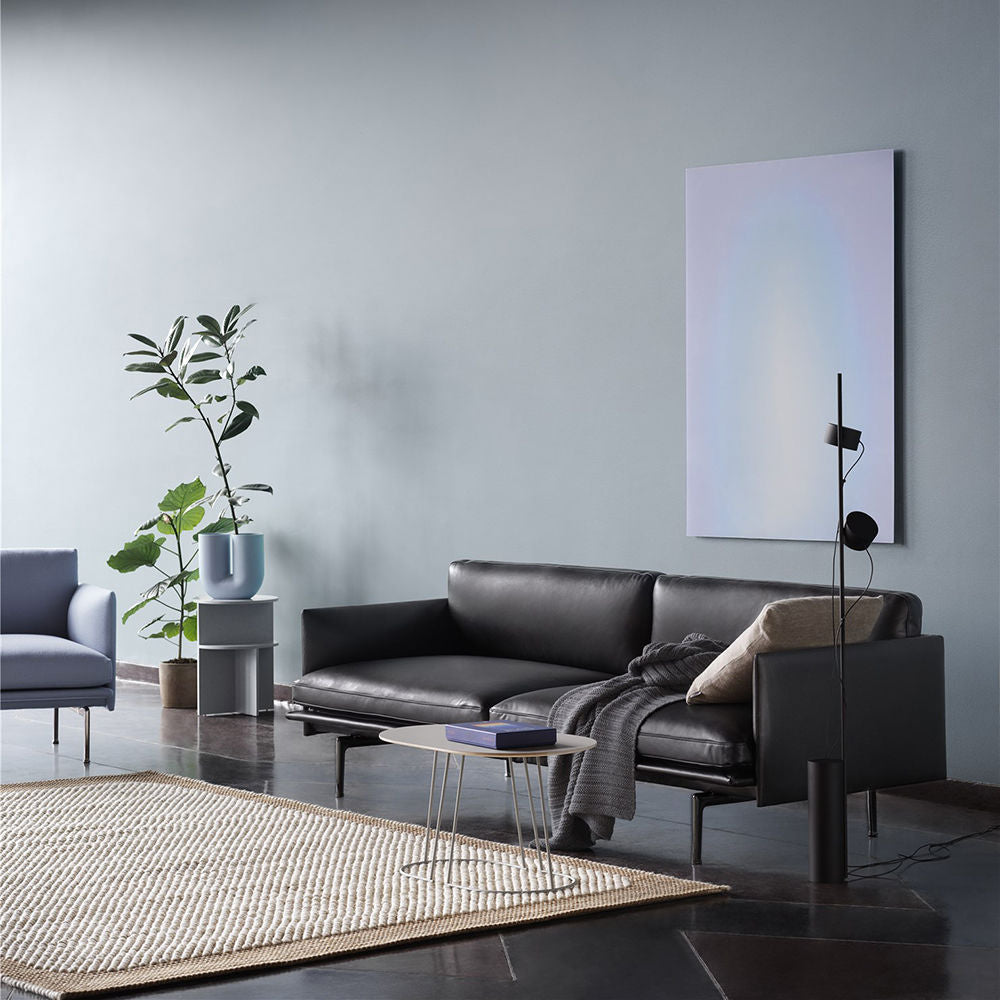 muuto | outline sofa 3 seater | refine leather black