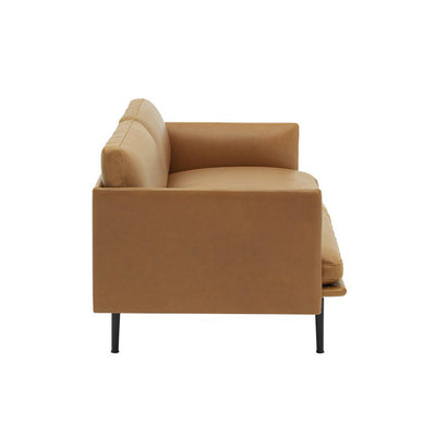 muuto | outline sofa 3 seater | refine leather cognac