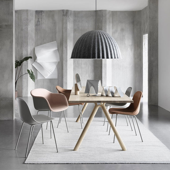 muuto | fiber side chair | tube base | grey recycled + grey ~ DC