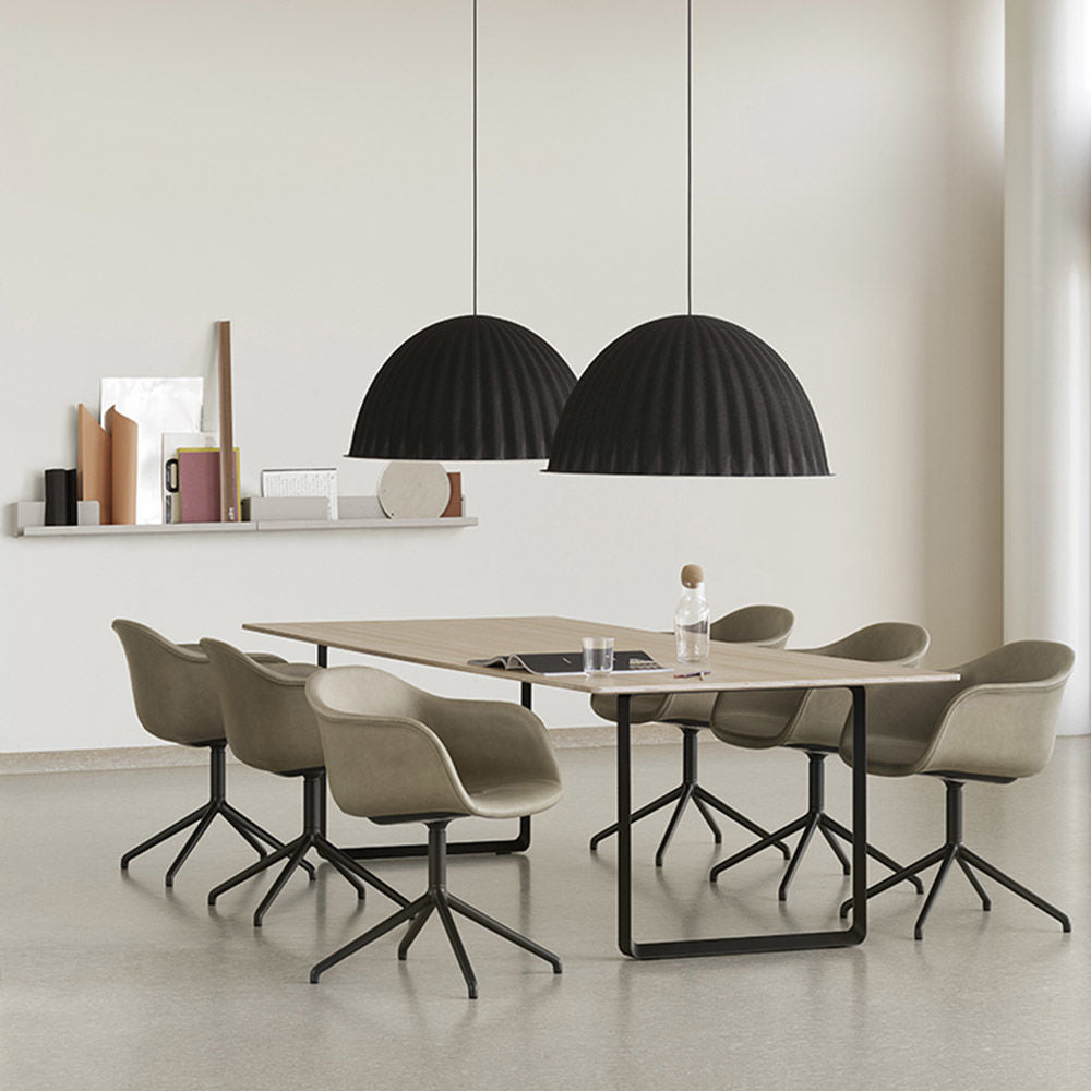 muuto | 70/70 table | solid oak + black base 225x90cm