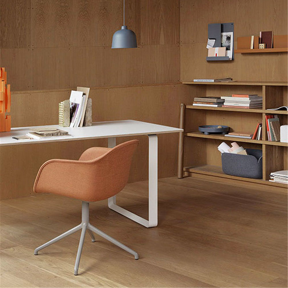 muuto | 70/70 table | white laminate + white base 255x108cm