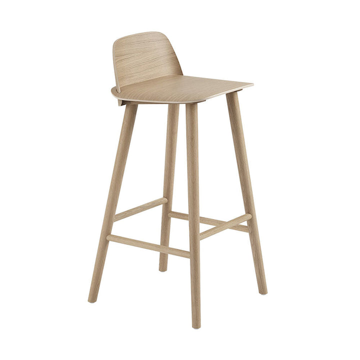 muuto | nerd bar stool | 75cm oak ~ DC