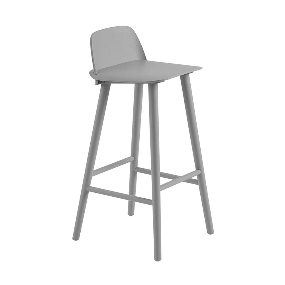 muuto | nerd bar stool | 75cm grey ~ DC