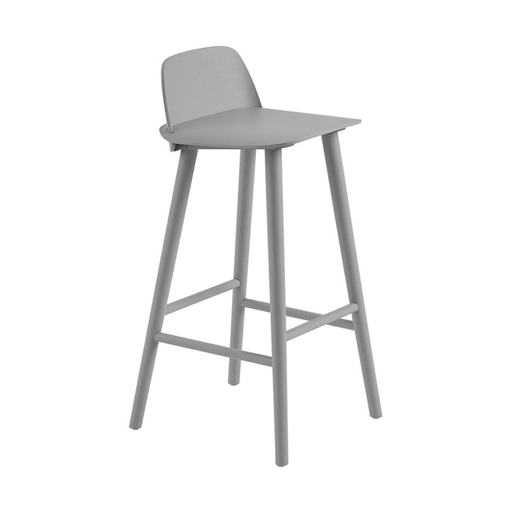 muuto | nerd bar stool | 75cm grey ~ DC