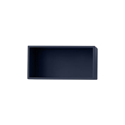 muuto | mini stacked storage | module with backboard | small midnight blue - DC