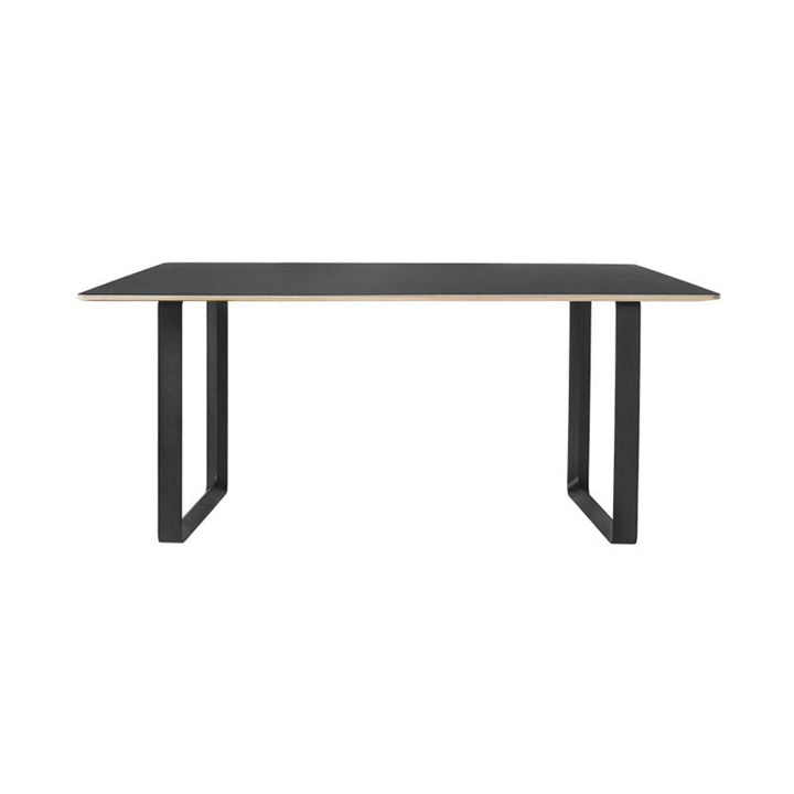 muuto | 70/70 table | black linoleum + black base 170x85cm