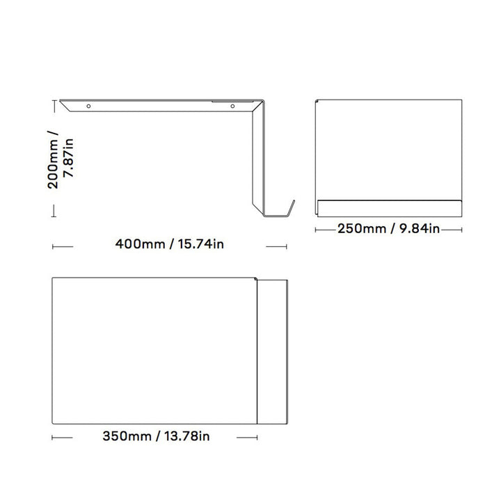 nichba | shelve02 | black right - LC