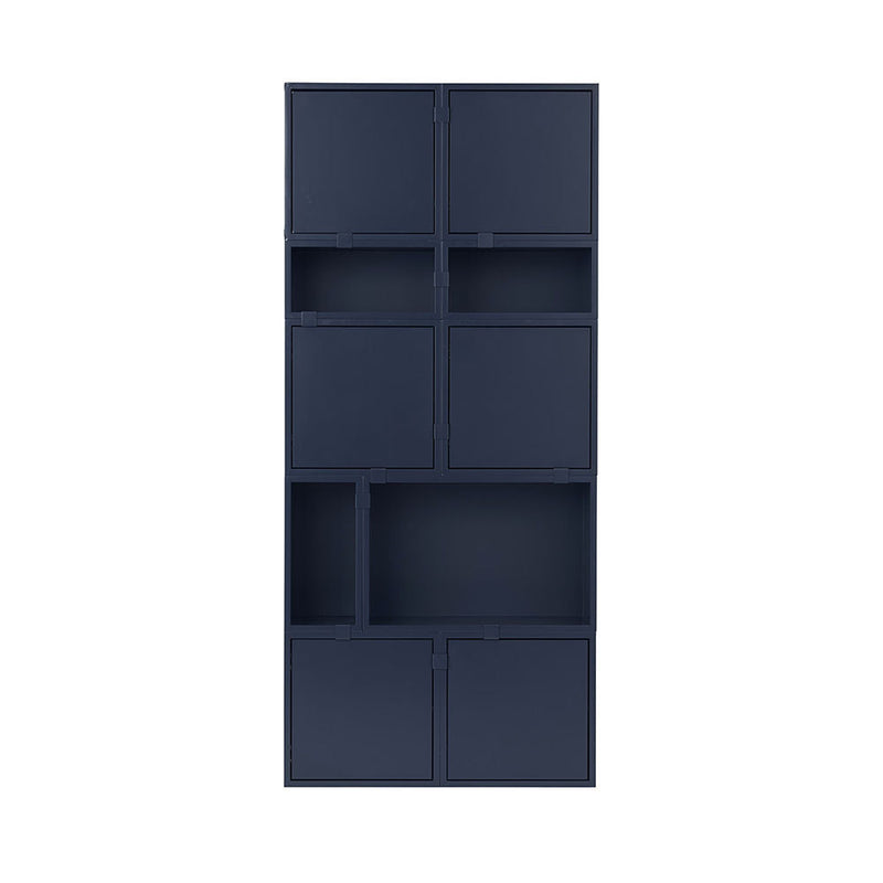 muuto | stacked storage | module with backboard | large midnight blue - DC