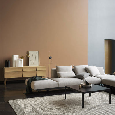muuto | in situ modular sofa | cushion 70x30cm | clay 12