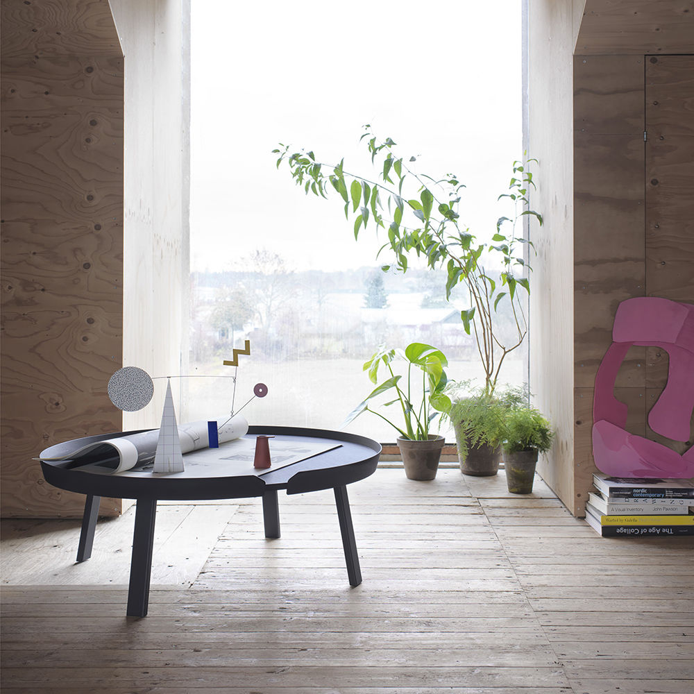 Muuto AROUND COFFEE TABLE ラージ ブラック muuto | around coffee table | extra large black – top3 by design