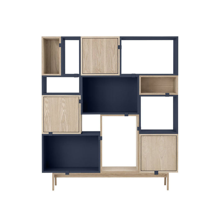 PARTS: muuto | stacked storage system | extra clips set of 5 | midnight blue - DC