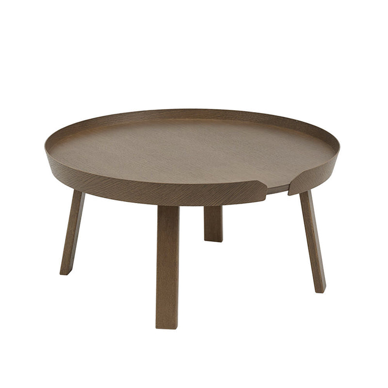 muuto | around coffee table | large stained dark brown