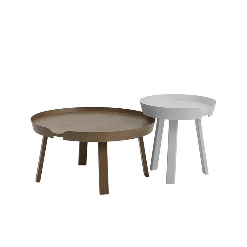 muuto | around coffee table | large stained dark brown