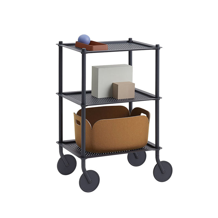 muuto | flow trolley 3 layer | blue grey