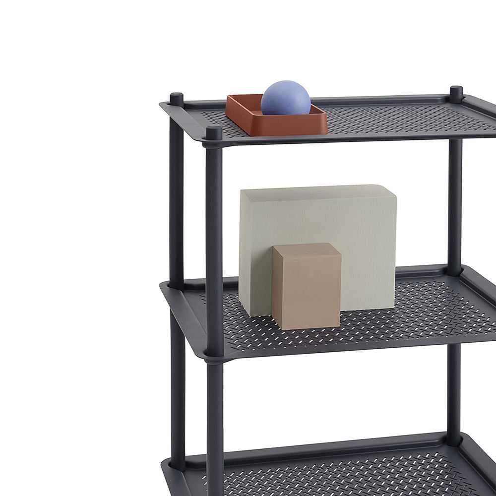 muuto | flow trolley 3 layer | blue grey