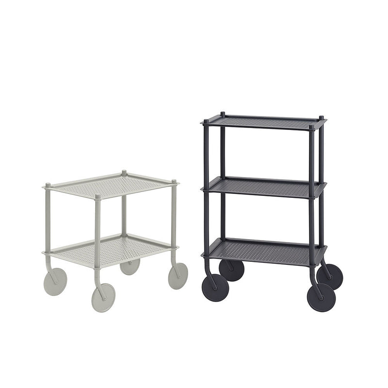 muuto | flow trolley 3 layer | blue grey – top3 by design