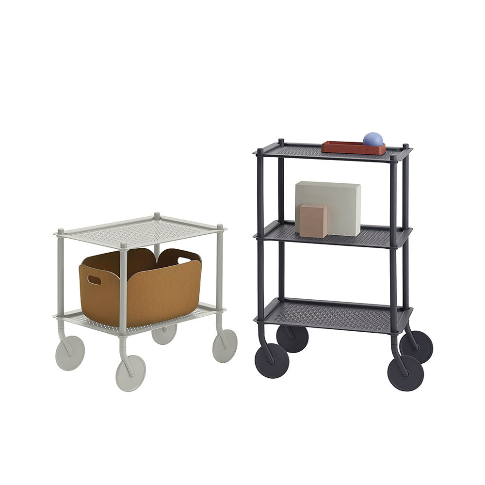 muuto | flow trolley 2 layer | grey