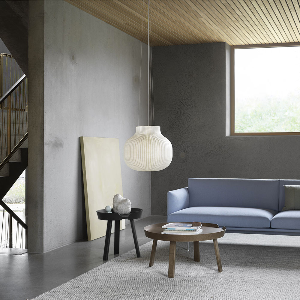 muuto | around coffee table | large stained dark brown