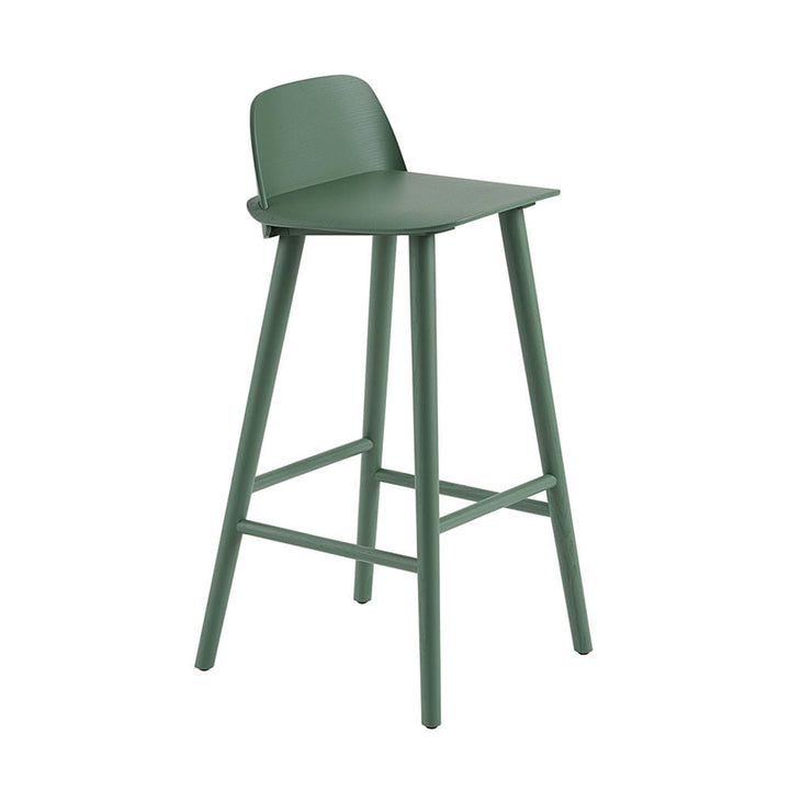 muuto | nerd bar stool | 75cm green ~ DC