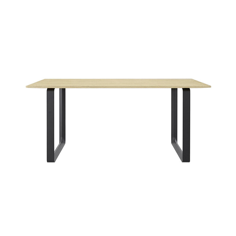 muuto | 70/70 table | solid oak + black leg | 170cm