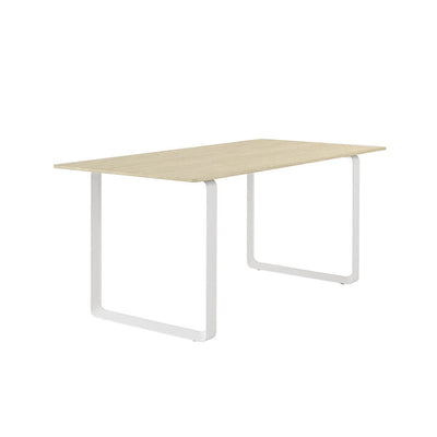 muuto | 70/70 table | solid oak + white leg | 170cm