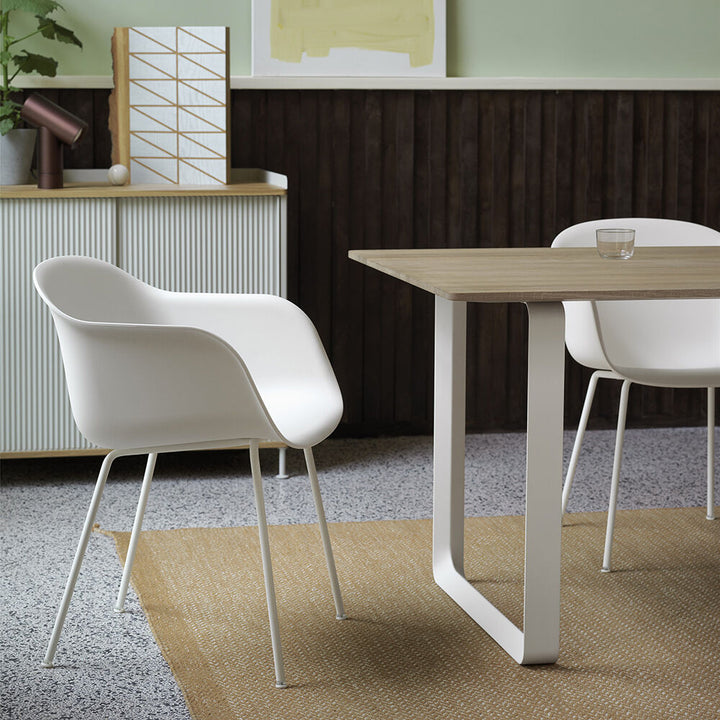 muuto | 70/70 table | solid oak + white base 170x85cm