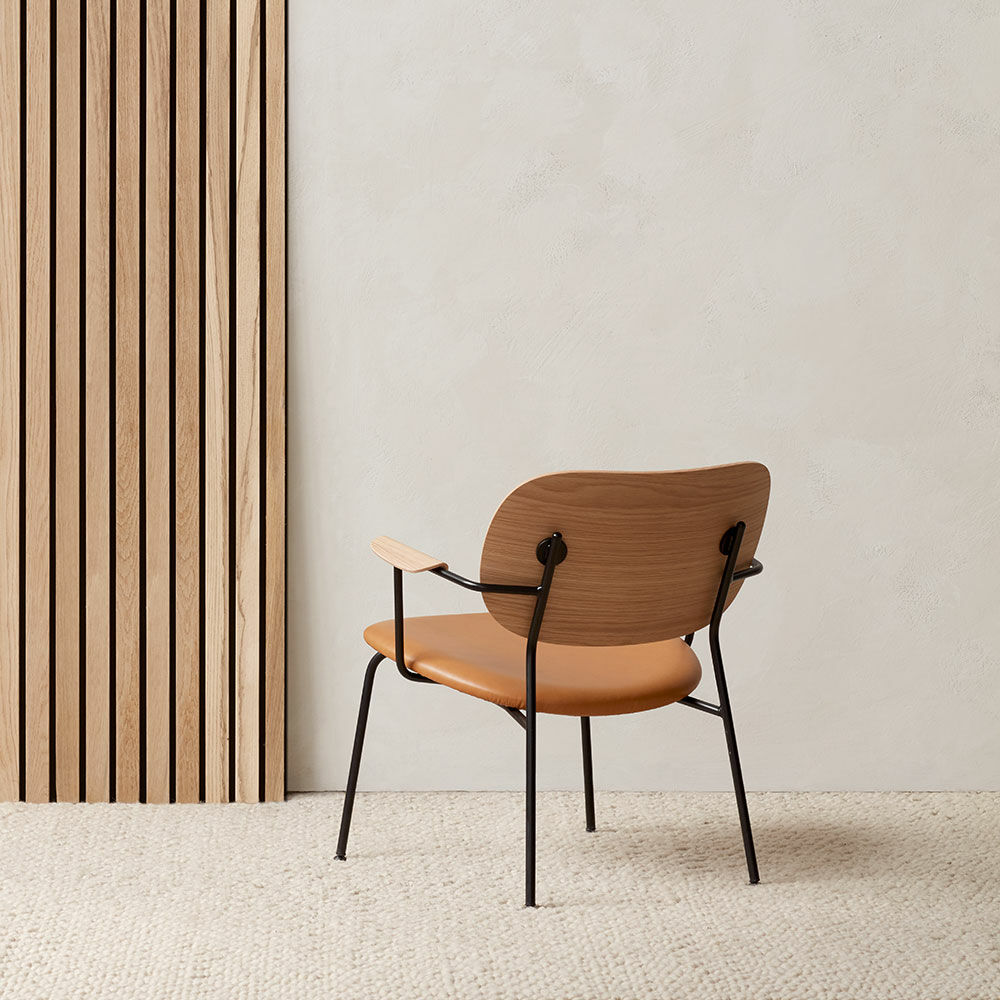 audo copenhagen (menu) | co lounge chair | natural oak + leather