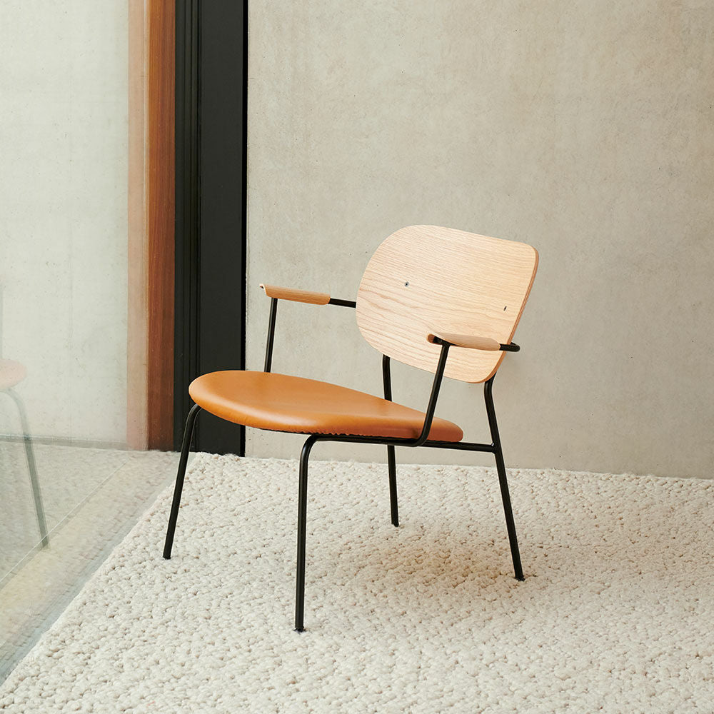 audo copenhagen (menu) | co lounge chair | natural oak + leather