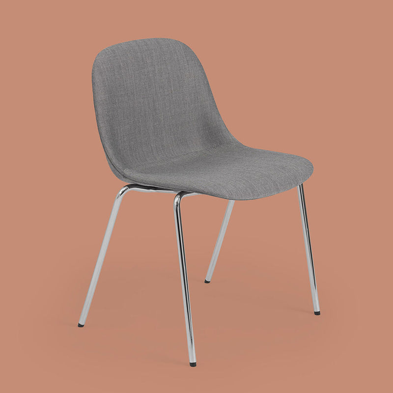 muuto | fiber side chair | tube base | remix 133 + grey