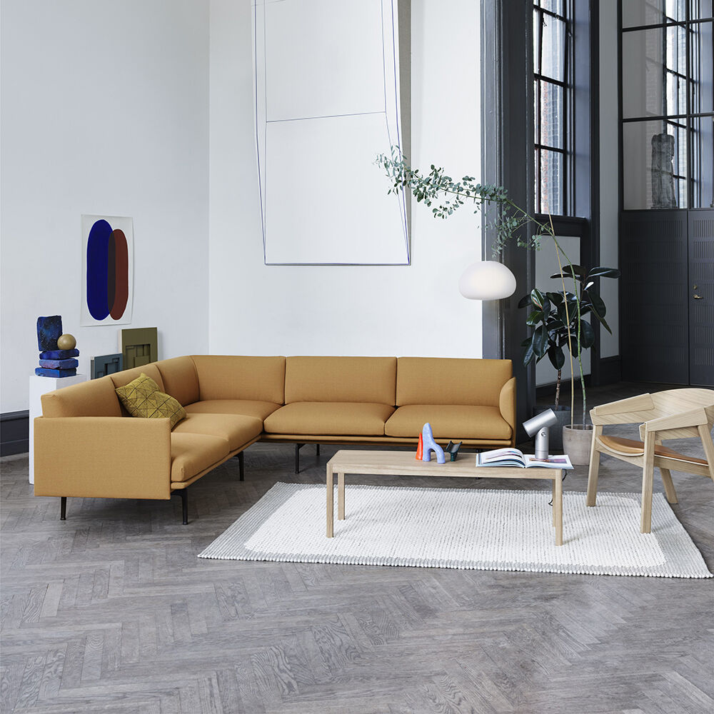 muuto | outline corner sofa | refine leather cognac ~ DC