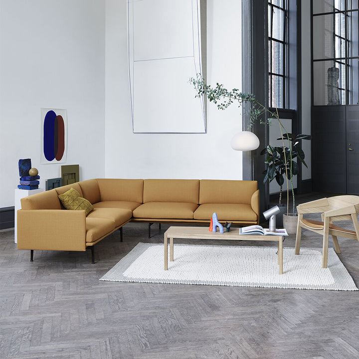 muuto | outline corner sofa | refine leather cognac ~ DC