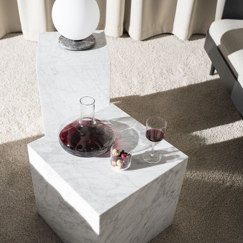 audo copenhagen (menu) | wine breather carafe deluxe | clear + brass