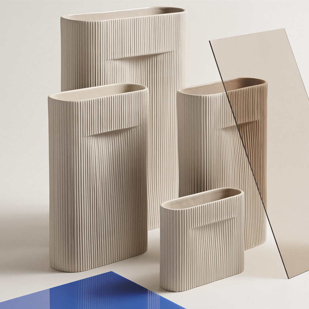 muuto | ridge vase | beige 35cm - DC