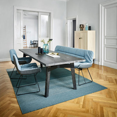freifrau | leya armchair low | wire frame | avalon 0045 + sahara plaza leather