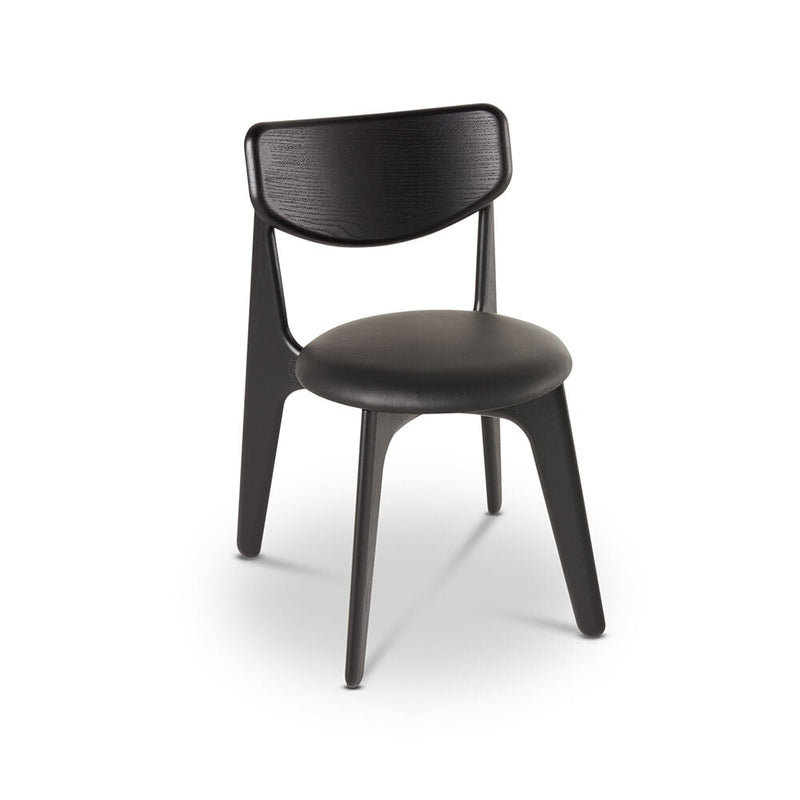 tom dixon | slab chair | black oak + leather