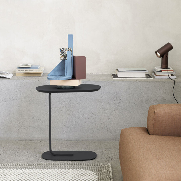 muuto | relate side table | black 60.5cm