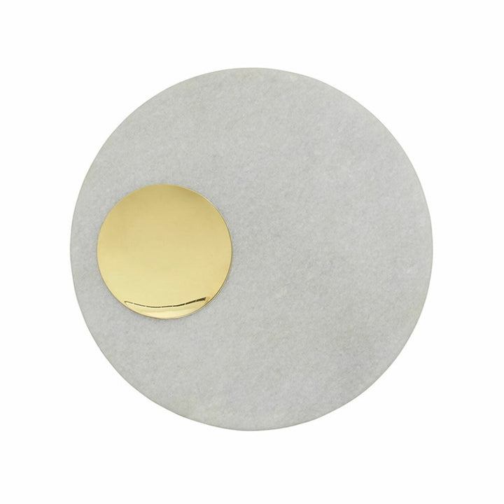 tom dixon | stone serving board - brass - DC