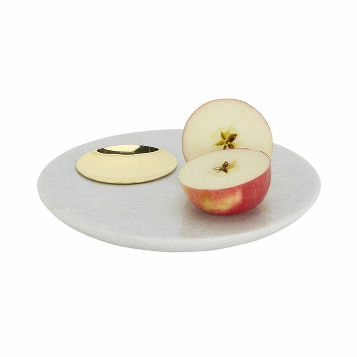 tom dixon | stone serving board - brass - DC
